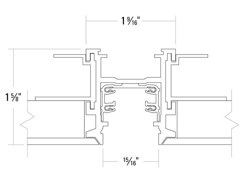 ProSpec/4' Recessed Flangeless Track Black